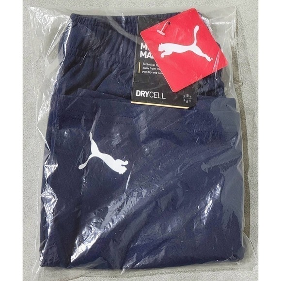 Puma Team Rise Shorts Jr Peacoat Drycell Medium NWT - Picture 9 of 9